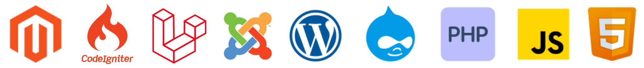 Technologies supported by Developer.ma